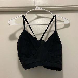 Black Glyder sports bra